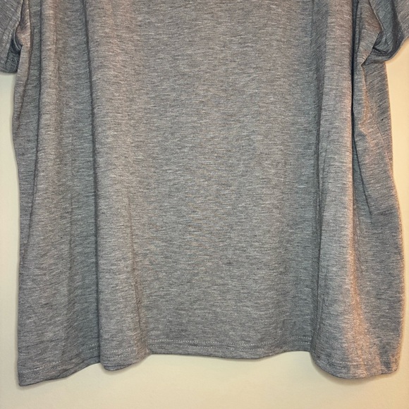 “Fueled By Iced Coffee and Anxiety” Grey Cotton Graphic Tee Size 4X - Picture 7 of 7